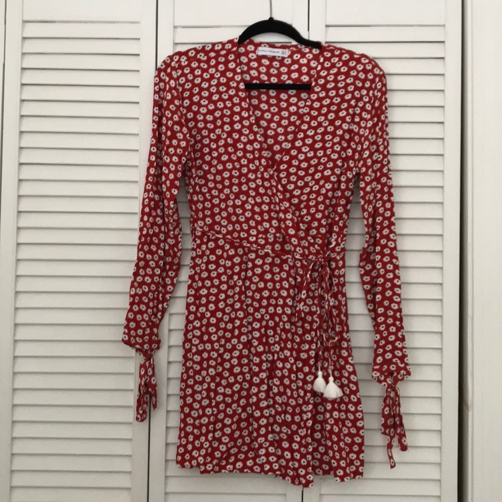 Faithfull the Brand wrap mini dress size M